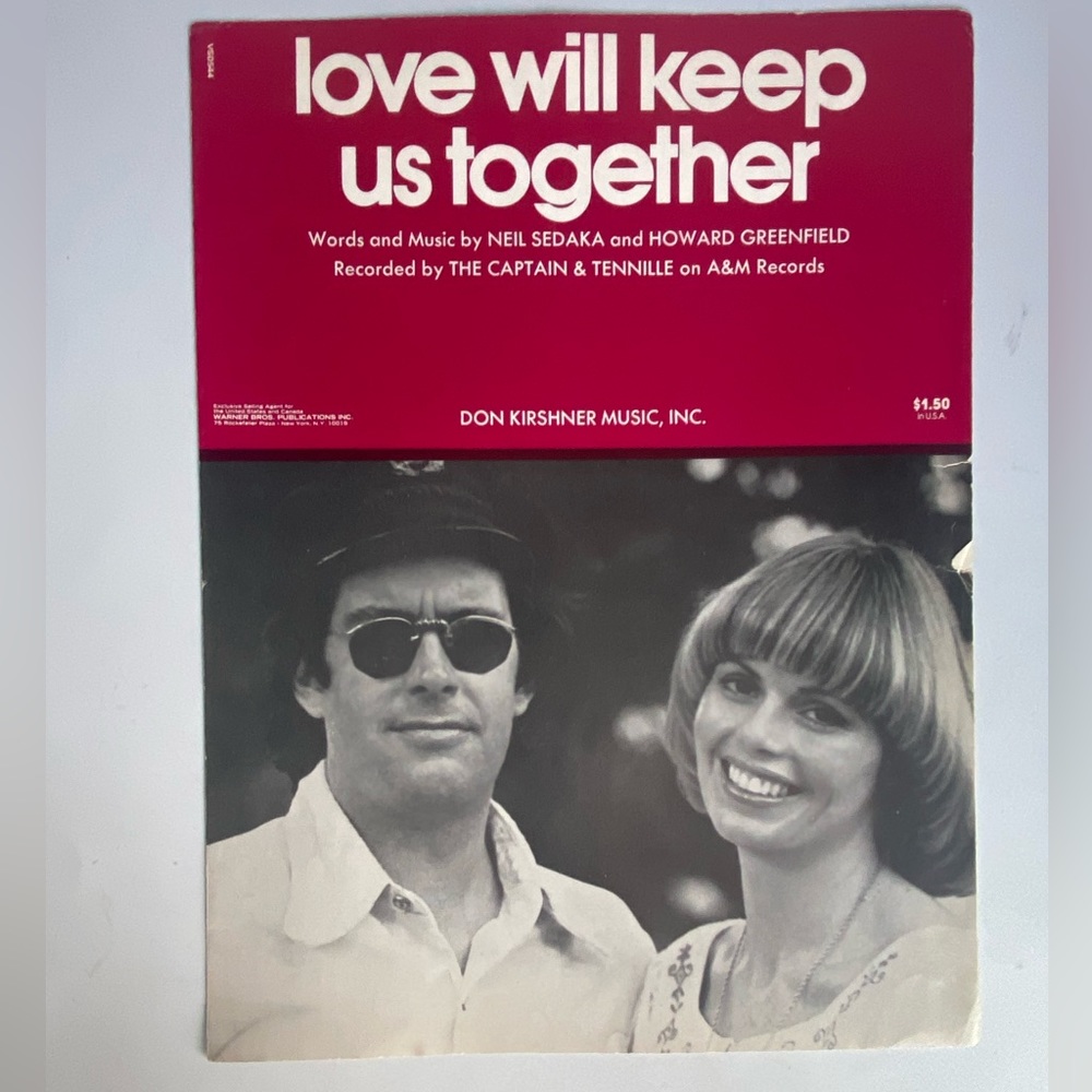 Love Will Keep Us Together Captain & Tennille Sheet Music